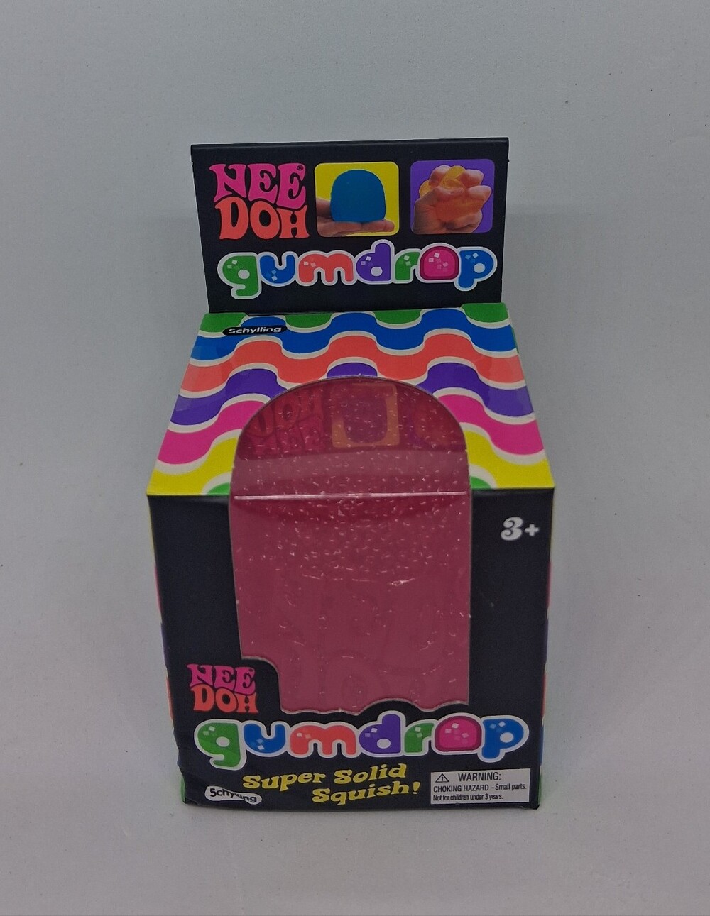 Needoh Gumdrop Super Solid Squish - Pink